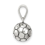 Mini Soccer Ball Charm - Sterling Silver