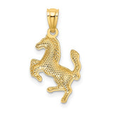 Horse Charm - 14K Yellow Gold