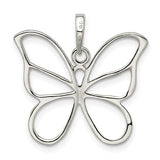 Large Butterfly Charm - Sterling Silver