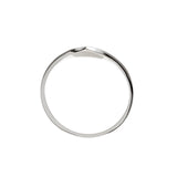 Heart Cross Ring Size 3 - Sterling Silver