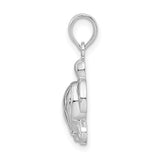 Turtle Charm - Sterling Silver