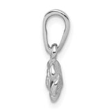Mini Rose Charm - Sterling Silver