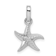 Mini Starfish Charm - Sterling Silver