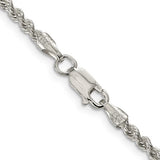 2.5MM Rope Chain - Sterling Silver