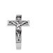 Crucifix Ring (Available in sizes 1-4) - 10K White Gold