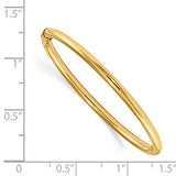 5" Baby Bangle Bracelet - 14K Yellow Gold