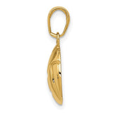 Volleyball Charm - 14K Yellow Gold