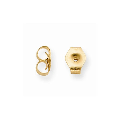 Earring Back for Standard Earrings in 14K Yellow Gold