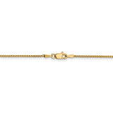 1.2MM Parisian Wheat Chain (Available in 14", 16", 18" and 20") - 14K Yellow Gold