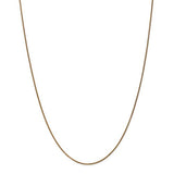 1.2MM Parisian Wheat Chain (Available in 14", 16", 18" and 20") - 14K Yellow Gold