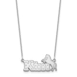 Horse Nameplate Necklace - Sterling Silver