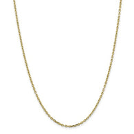 2.2MM Cable 18" Chain - 10K Yellow Gold