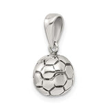 Mini Soccer Ball Charm - Sterling Silver
