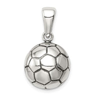 Soccer Ball Charm - Sterling Silver