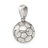 Soccer Ball Charm - Sterling Silver
