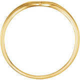 Heart Cross Ring Size 3 - 14K Yellow Gold