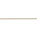 1MM Cable Chain (Available in 14", 16" 18" and 20") - 14K Yellow Gold