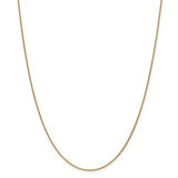 1MM Cable Chain (Available in 14", 16" 18" and 20") - 14K Yellow Gold