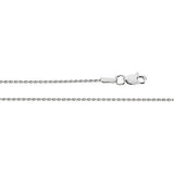 1MM Diamond-Cut Wheat Chain (Available in 12", 14" and 16") - 14K White Gold
