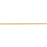 1MM Diamond-Cut Wheat Chain (Available in 12", 14" and 16") - 14K Yellow Gold