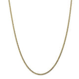 2.5MM Curb Link Chain (Available in 14", 16", 18" and 20") - 10K Yellow Gold