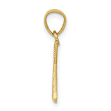 Baseball Bats and Ball Charm - 10K Yellow Gold