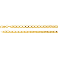 3.7MM Anchor Link Chain (Available in 12", 14", 16" and 18") - 14K Yellow Gold