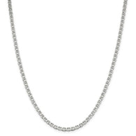 4MM Anchor Link Chain (Available in 16" and 18") - Sterling Silver