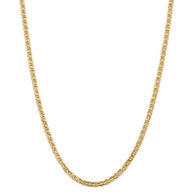 4MM Anchor Link Chain (Available in 16" and 18") - 14K Yellow Gold