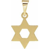 Mini Star of David Charm - 14K Yellow Gold