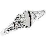 Piece of My Heart Ring - 14K Yellow Gold