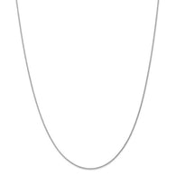 1.2MM Parisian Wheat Chain (Available in 14", 16", 18" and 20") - 14K White Gold