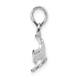 Bass Fish Charm - Sterling Silver