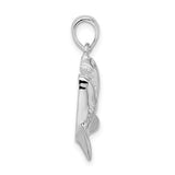 Shark Charm - Sterling Silver