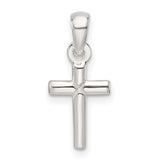 Mini Cross Charm - Sterling Silver