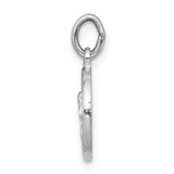 Mini Guardian Angel Charm - Sterling Silver