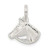 Mini Horse Head Charm - Sterling Silver