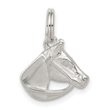 Mini Horse Head Charm - Sterling Silver