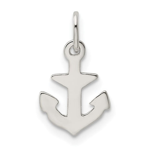 Mini Anchor Charm - Sterling Silver