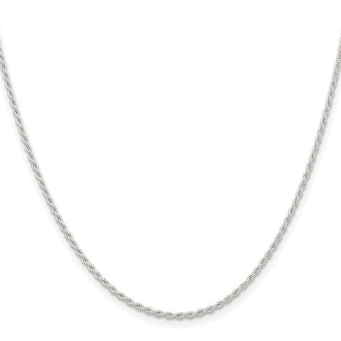 1.5MM Rope Chain - Sterling Silver