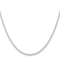 1.8MM Rope Chain - Sterling Silver