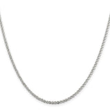 2.3MM Rope Chain - Sterling Silver