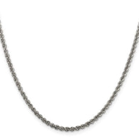 2.5MM Rope Chain - Sterling Silver