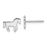 Horse Stud Earrings - Sterling Silver