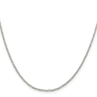 1.4MM Figaro Chain - Sterling Silver