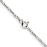 1.4MM Figaro Chain - Sterling Silver