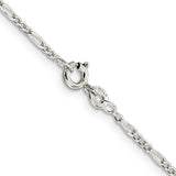 1.75MM Figaro Chain - Sterling Silver