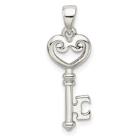 Key to my Heart Charm - Sterling Silver