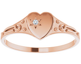 Piece of My Heart Ring - 14K Yellow Gold