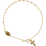 Rosary Bracelet Gold 14K Children's Jewelry